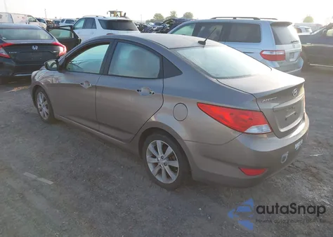 2012 Hyundai Accent Gls z USA, uszkodzony, nr VIN KMHCU4AE4CU097425